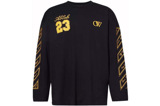 OFF-WHITE Long Sleeve 23 Abloh Black Yellow