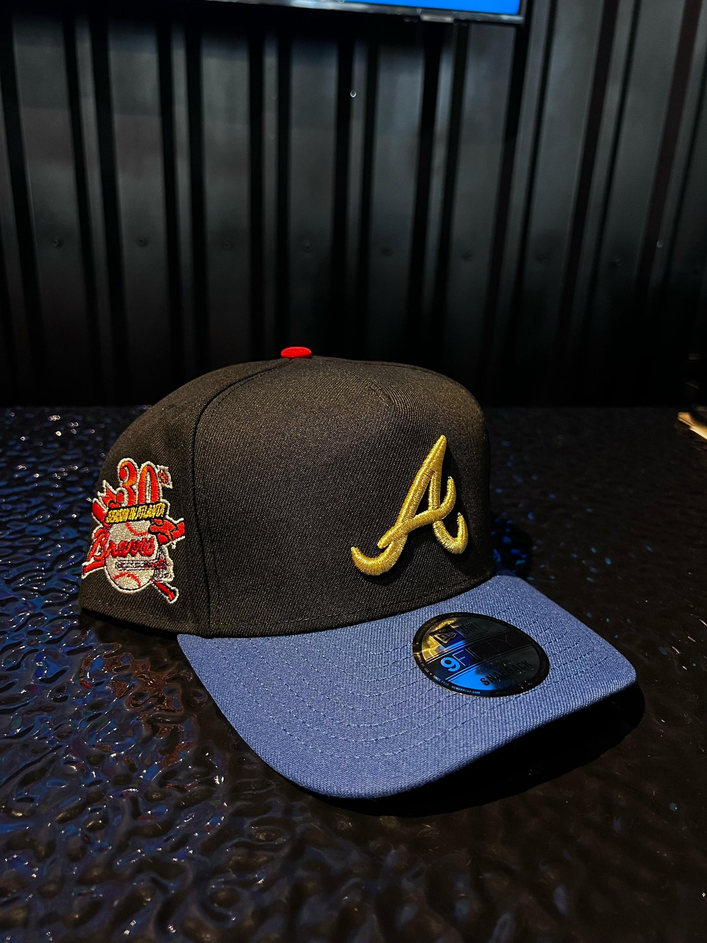 GORRA NEW ERA ATLANTA 30TH ANIVERSARY BLACK BLUE SNAPBACK