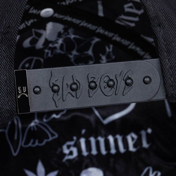 GORRA SADBOYZ CLOTHING "SB CRY CRYSTALS BLACK"