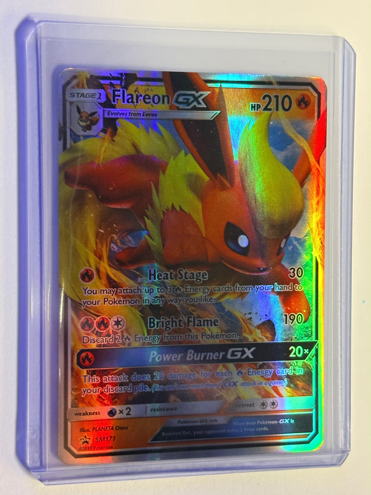 CARTA POKEMON Flareon GX SM171 – Promo