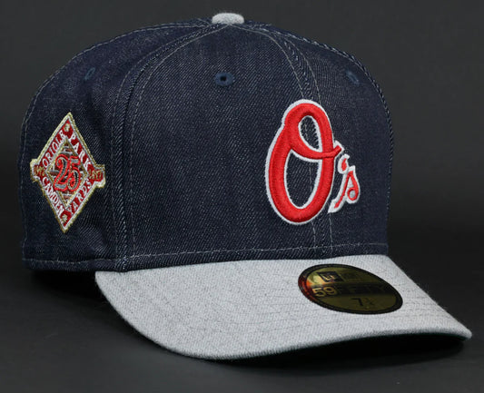 Gorra 5950 Baltimore Orioles 25th Anniversary Denim "Dunk SB"
