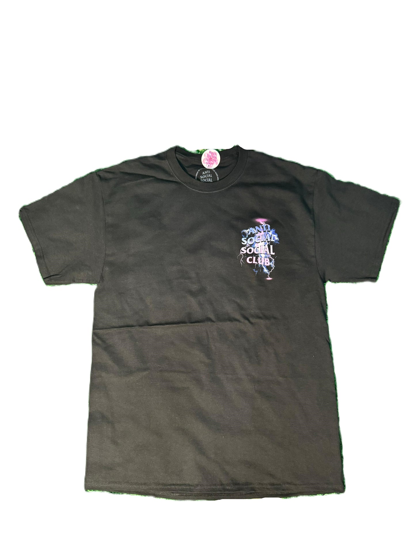 Anti Social Social Club T-shirt Black Storm BluePink