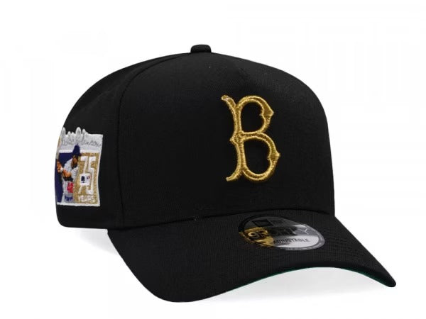 GORRA NEW ERA JACKIE ROBINSON BLACK GOLD 75TH