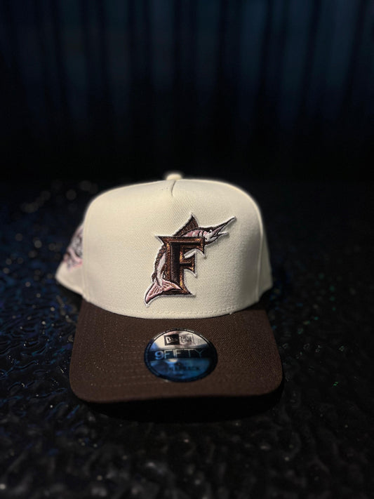 GORRA NEW ERA FLORIDA MARLINS 2003 BEIGE SNAPBACK