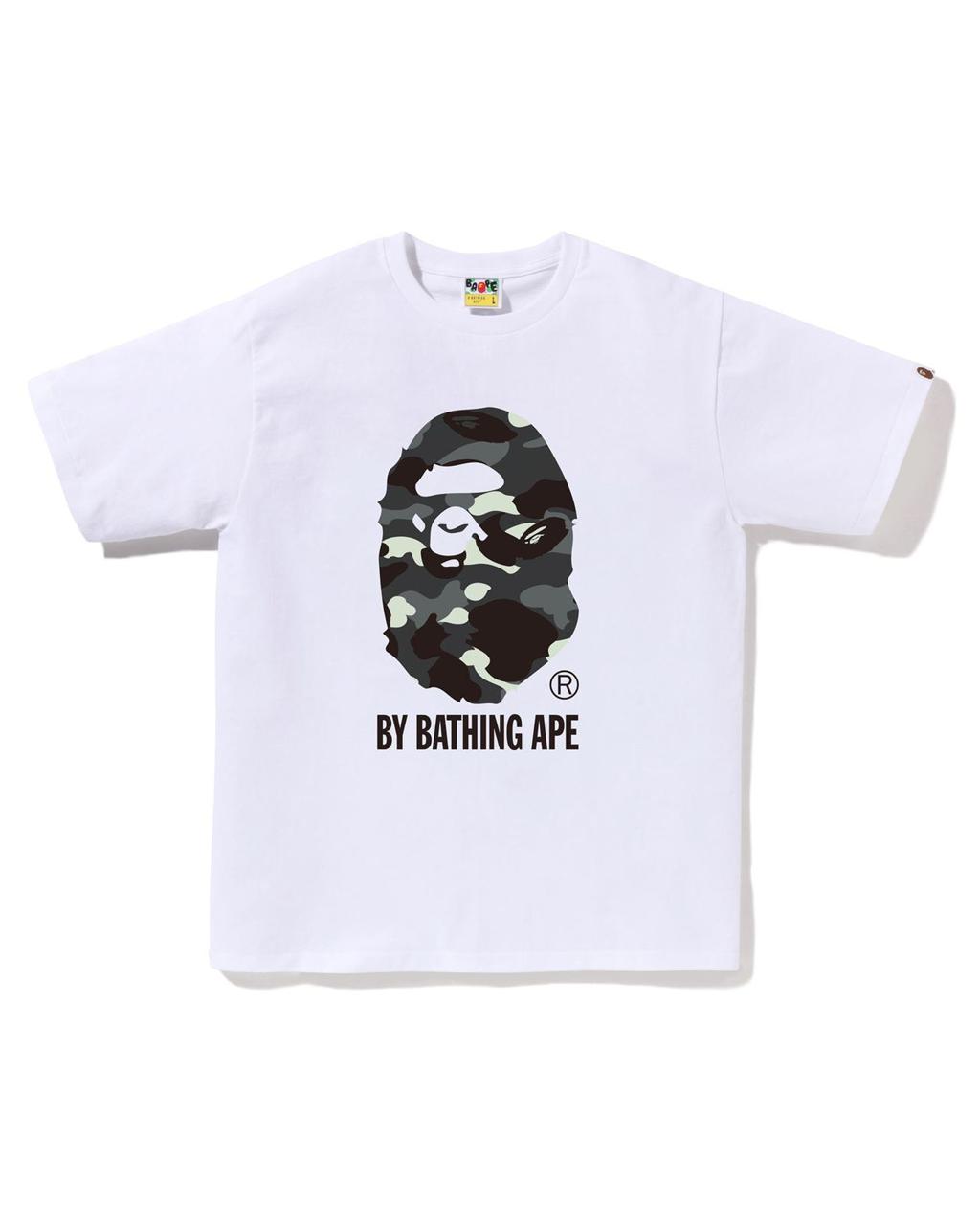 A Bathing Ape Camo Black/White Tee