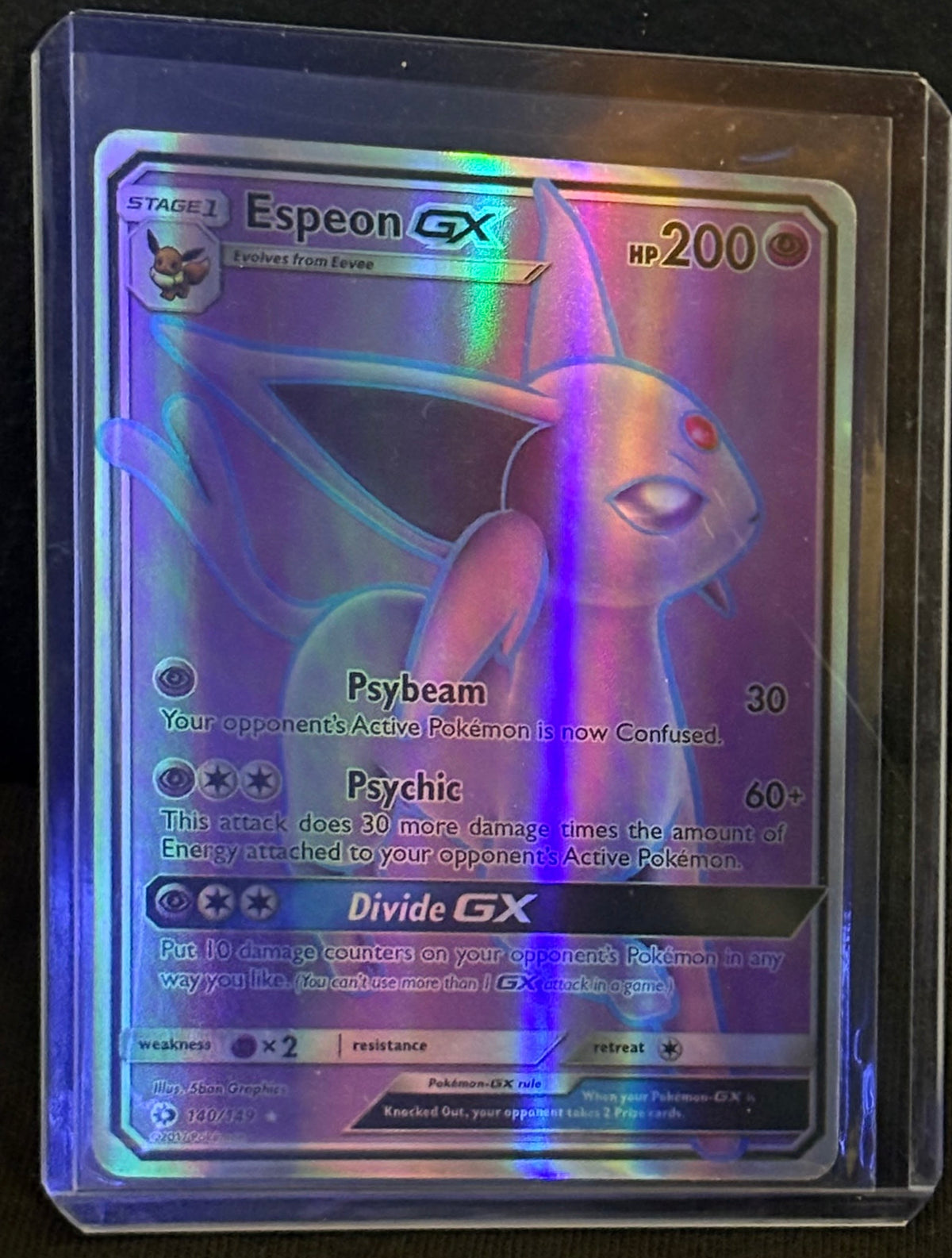 CARTA POKEMON Espeon GX 140/149 – Full Art