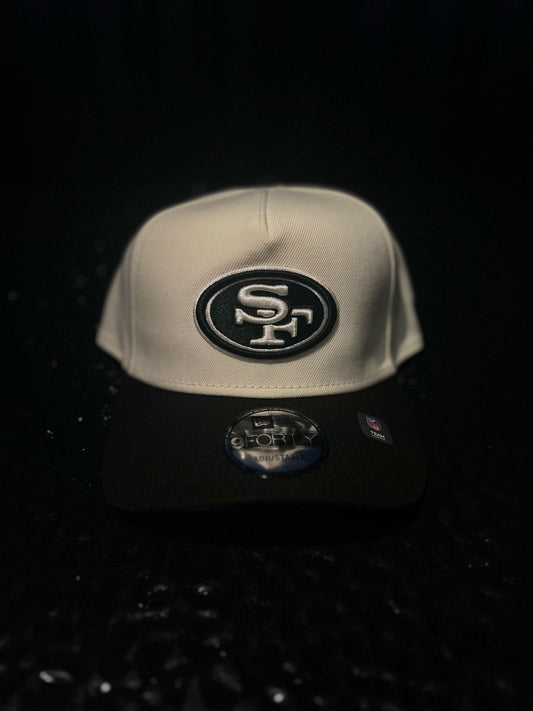 GORRA NEW ERA SAN FRANCISCO 49ERS WHITE/BLACK SNAPBACK