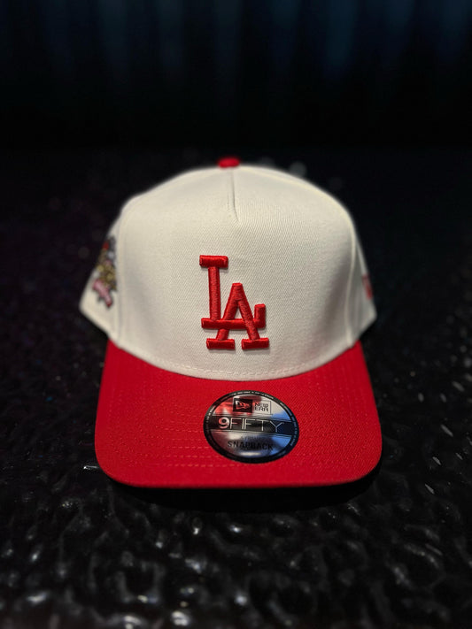 GORRA NEW ERA LA DODGERS 100TH WHITE/RED SNAPBACK
