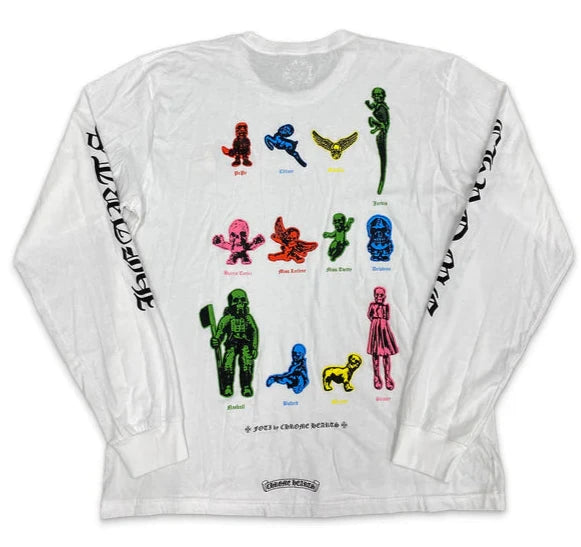 CHROME HEARTS FOTI WHITE/MULTI T-SHIRT