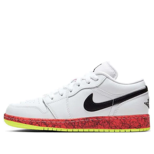 Air Jordan 1 Low Multi-Color Midsoles White (GS)