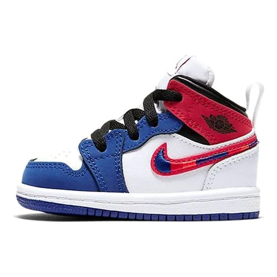 Air Jordan 1 Mid SE TD 'Multicolored Swoosh'