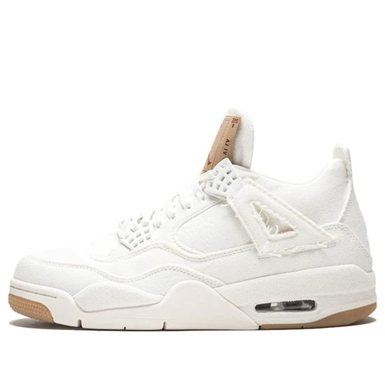 Air Jordan 4 Retro Levi s White Levi s Tag GS DROP SHOP