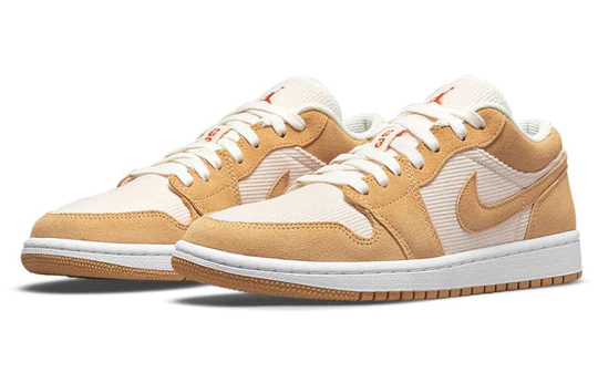 Air Jordan 1 Low SE Twine Orange Quartz Corduroy (W)