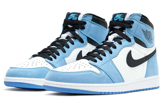 Air Jordan 1 Retro High White University Blue Black