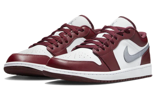 Air Jordan 1 Low White Bordeaux