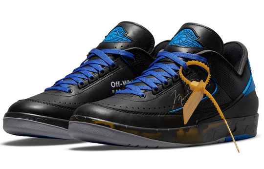 Air Jordan 2 Retro Low SP Off-White Black Blue