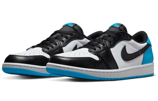 Air Jordan 1 Retro Low OG Black Dark Powder Blue (W)