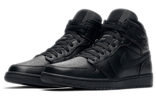 Air Jordan 1 Mid Triple Black
