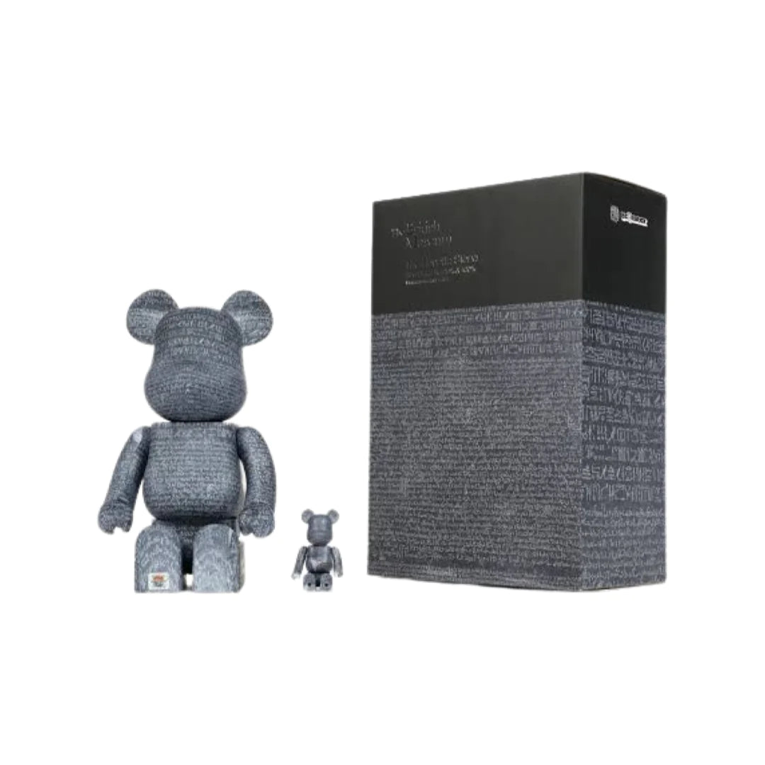 Bearbrick The British Museum (The Rosetta Stone) 100% & 400% Set