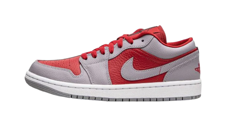 Jordan 1 Low SE Homage Split Gym Red Cement Grey (W)