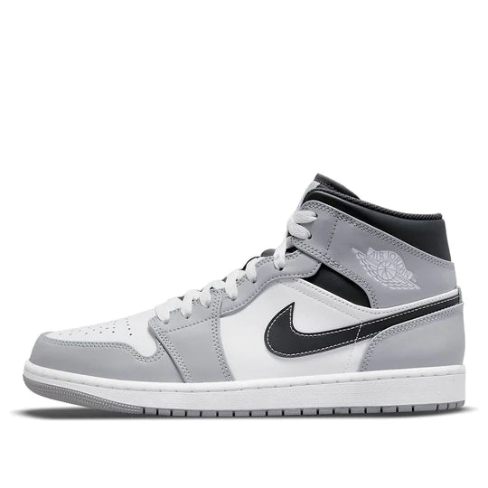 Air Jordan 1 Mid Light Smoke Grey Anthracite (NO BOX)