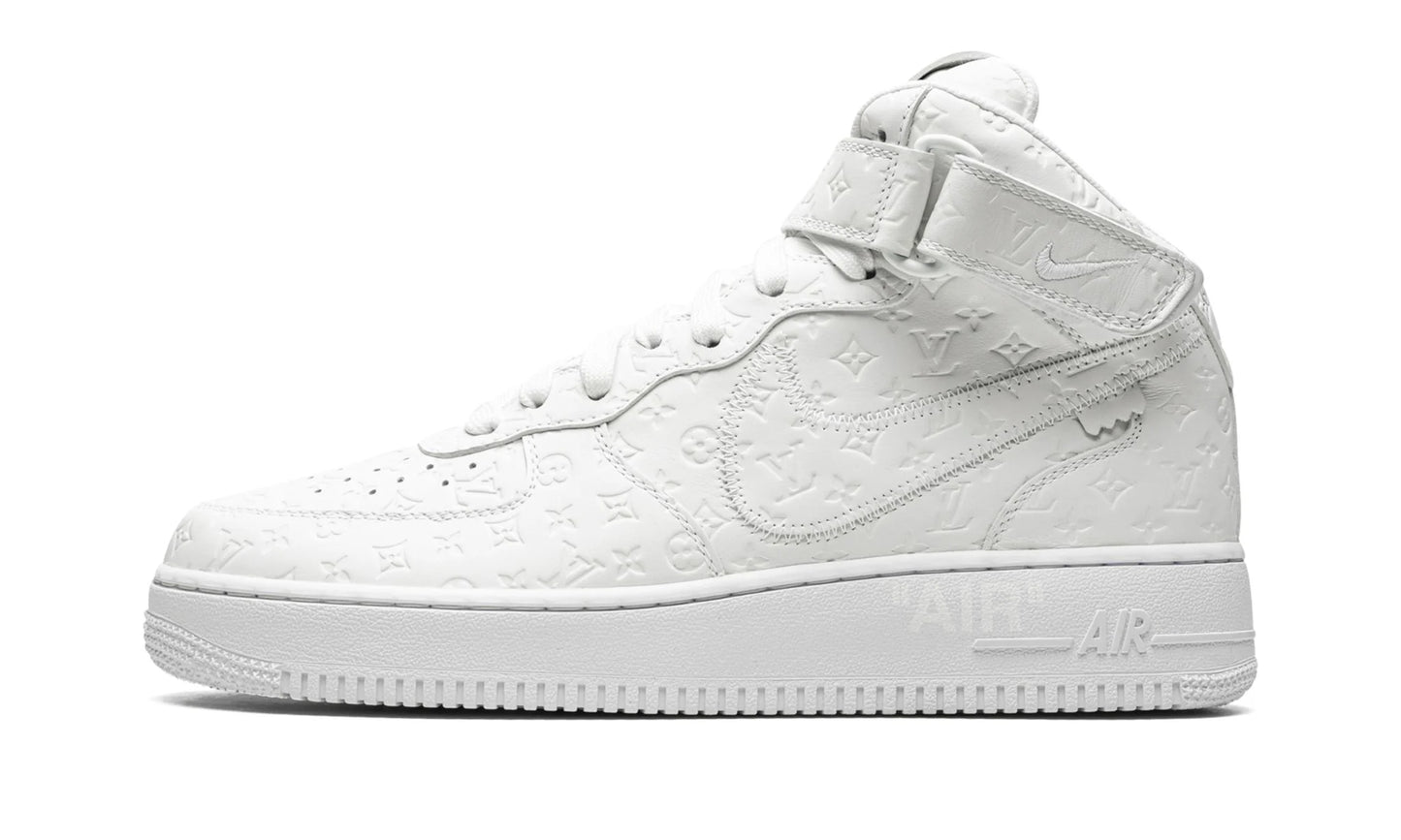 Louis Vuitton Nike Air Force 1 Mid By Virgil Abloh White
