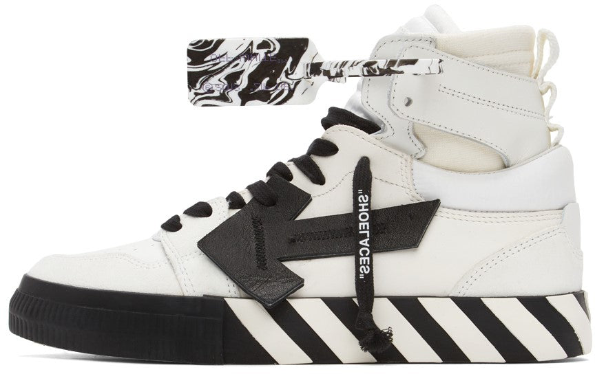 OFF-WHITE Vulcanized Hi Top White Black