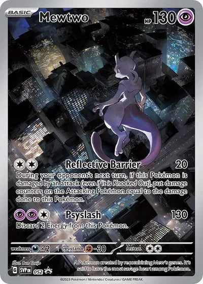 Carta Pokémon Mewtwo 052 Scarlet & Violet Promo
