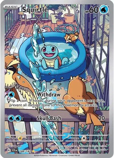 Carta Pokémon Squirtle 148/142 Stellar Crown