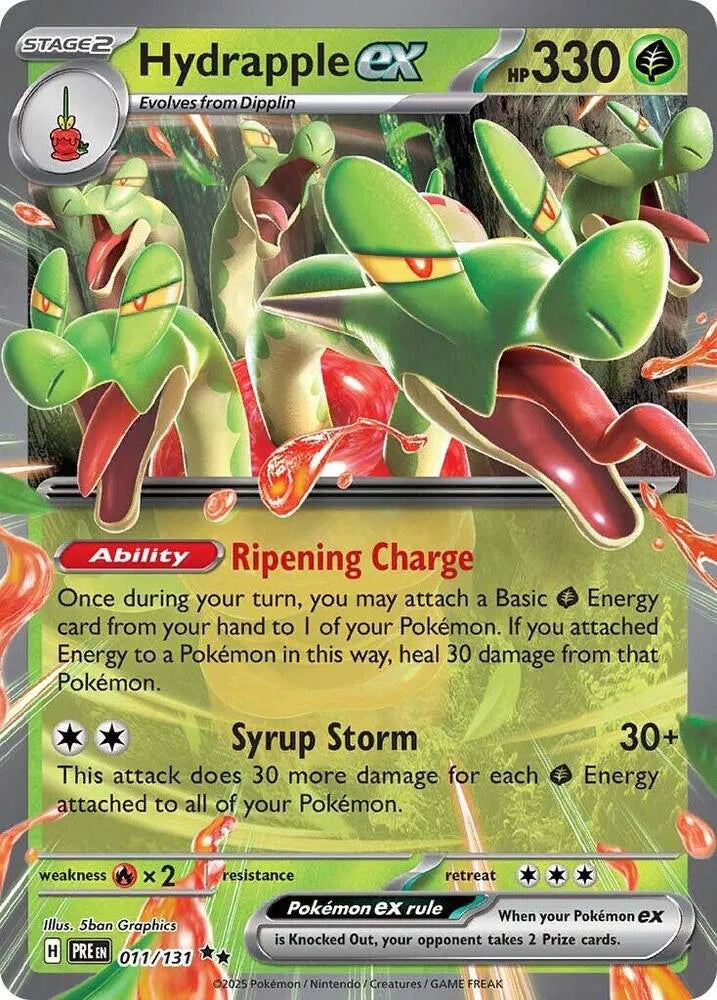 Carta Pokémon Hydrapple ex 011/131 Prismatic Evolutions