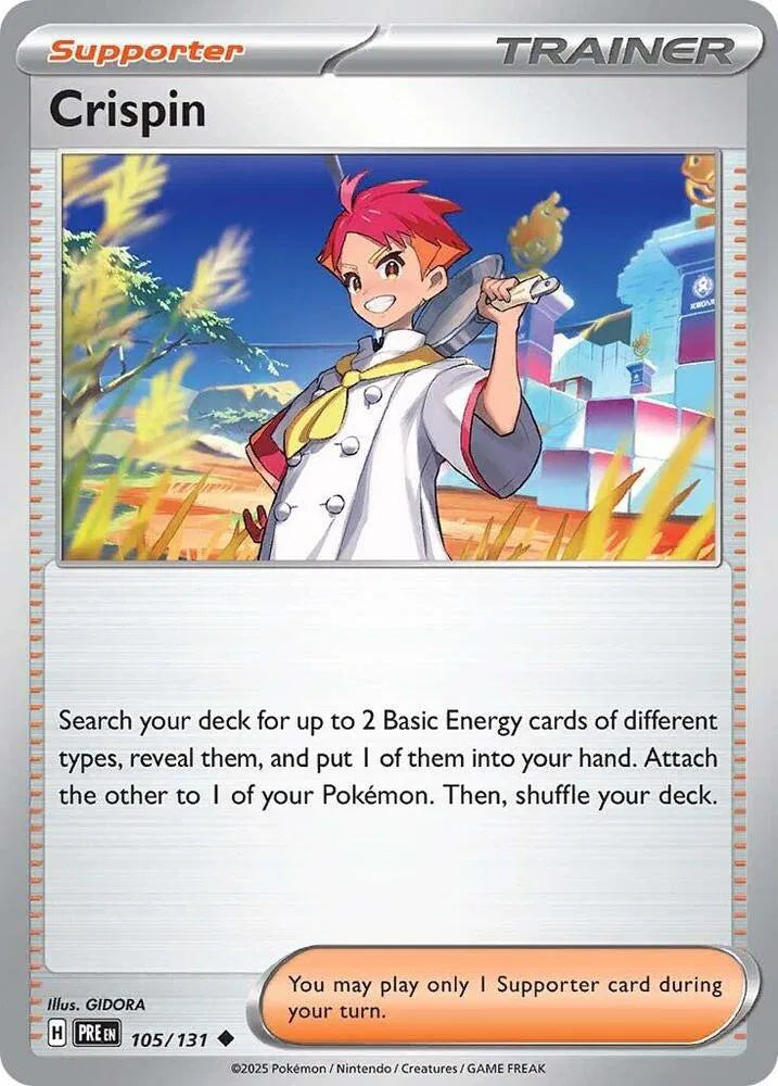 Carta Pokémon Crispin 105/131 Prismatic Evolutions