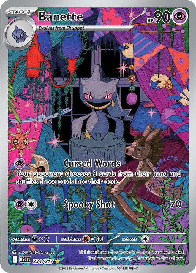 Carta Pokémon Banette 234/217 Ascended Heroes