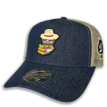 GORRA 1IRON TRENDY SOY AGRICULTOR MEZCLILLA