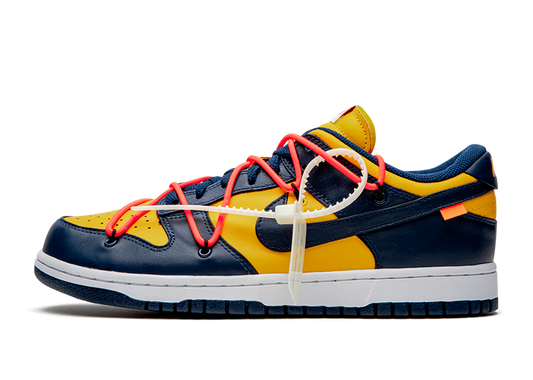 Dunk Low Off-White University Gold Midnight Navy