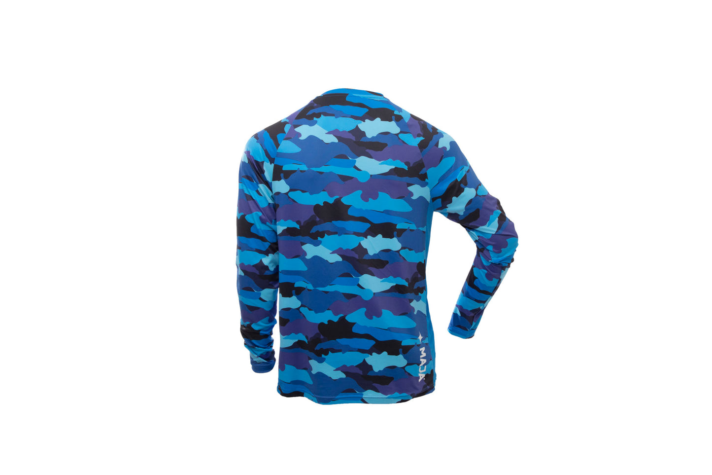 Camiseta Maja Performance Camoflow Azul - Manga Larga