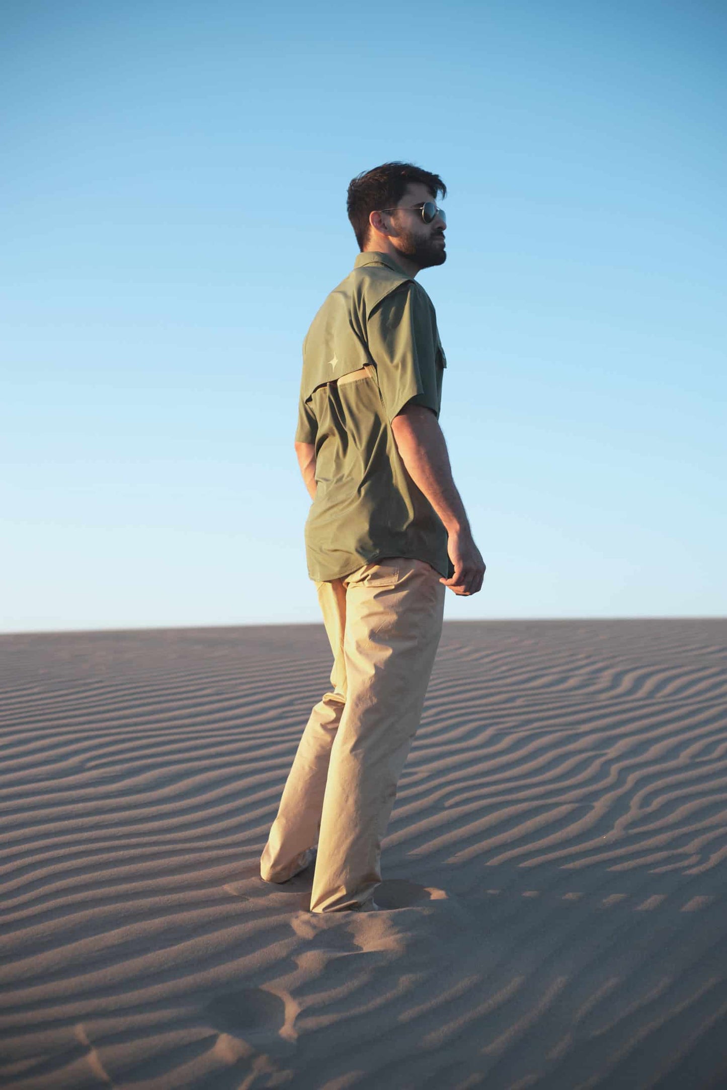 Camisa Maja Outdoor Signature Verde Aceituna - Manga Corta