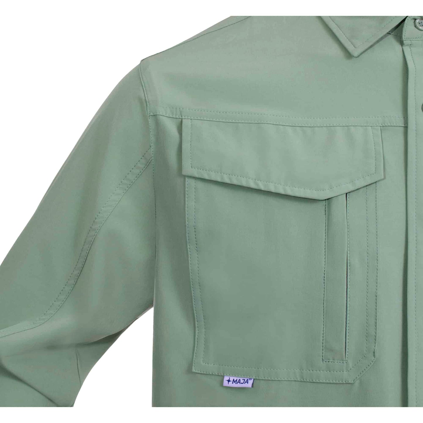 Camisa Maja Outdoor Traveler Verde - Manga Larga