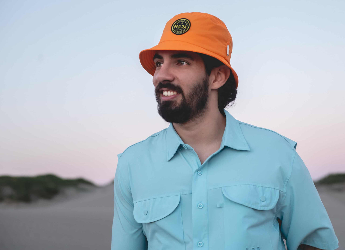 Camisa Maja Outdoor Signature Azul Cielo - Manga Corta