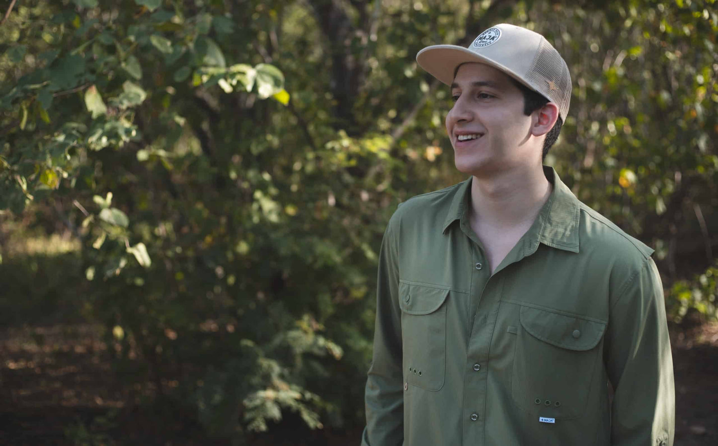 Camisa Maja Outdoor Signature Verde Aceituna - Manga Larga