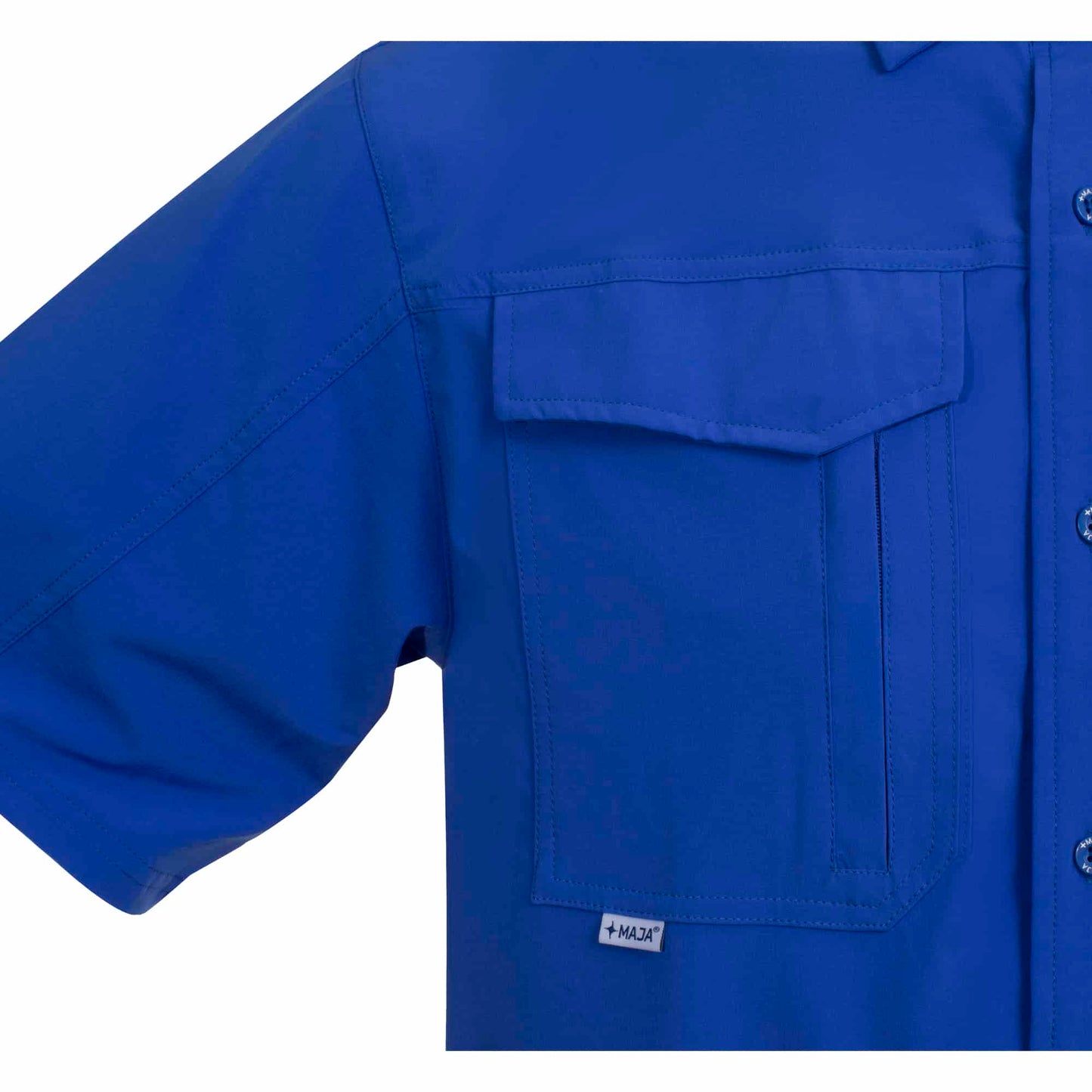 Camisa Maja Outdoor Traveler Azul - Manga Corta