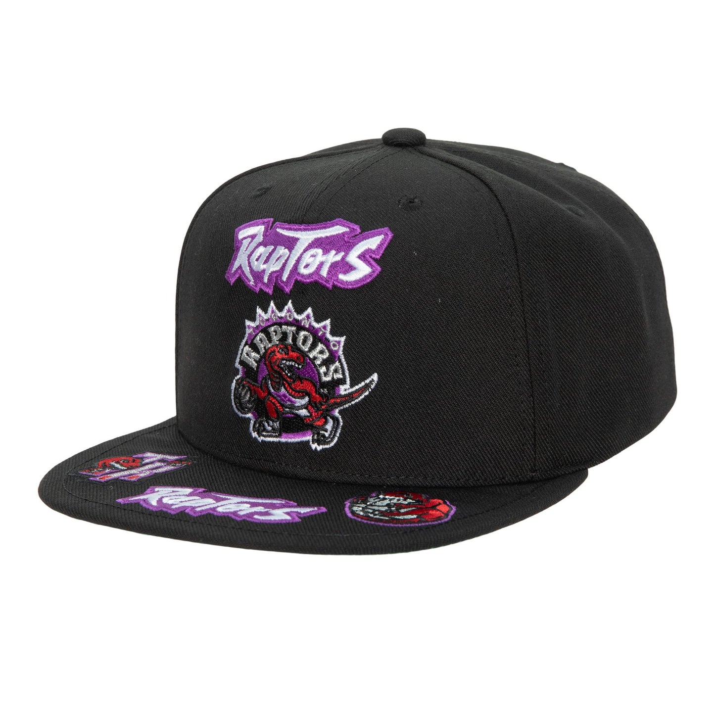 NBA FRONT LOADED SNAPBACK HWC RAPTORS BLCK