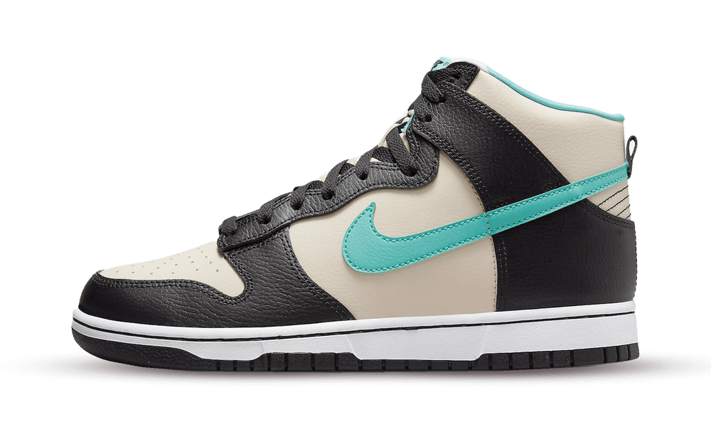 Nike Dunk High EMB Beige Black Washed Teal