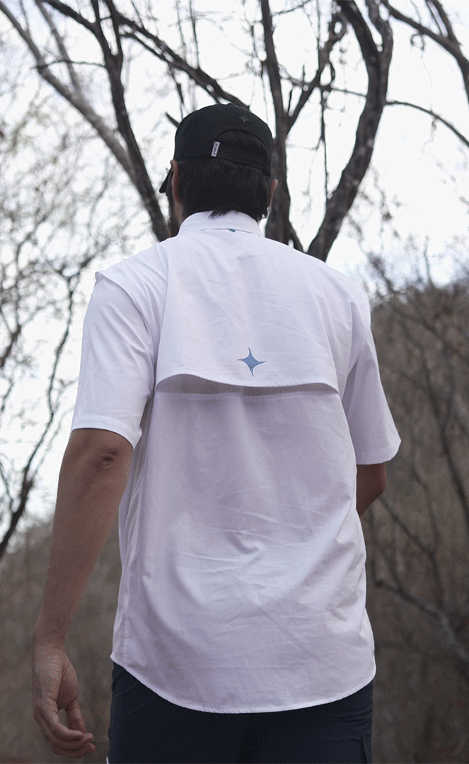 Camisa Maja Outdoor Signature Blanco - Manga Corta
