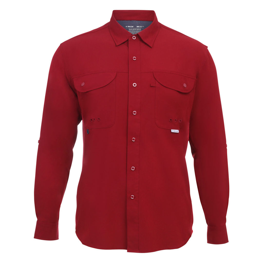 Camisa Maja Outdoor Signature Rojo - Manga Larga