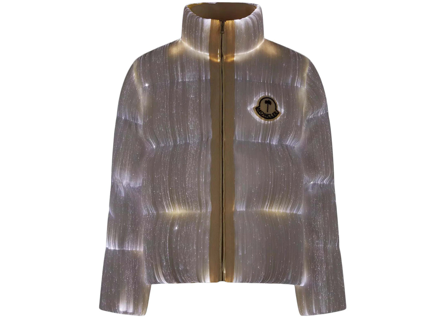 Moncler Maya 70 by Palm Angels Jacket Bright White