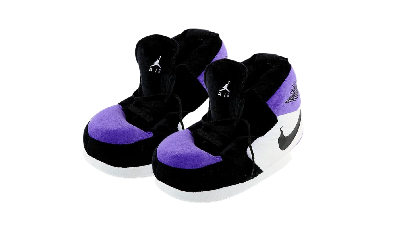Slipper Retro high OG court purple (Pantufla)