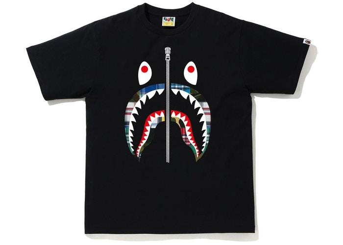 BAPE PATCHWORK SHARK TEE