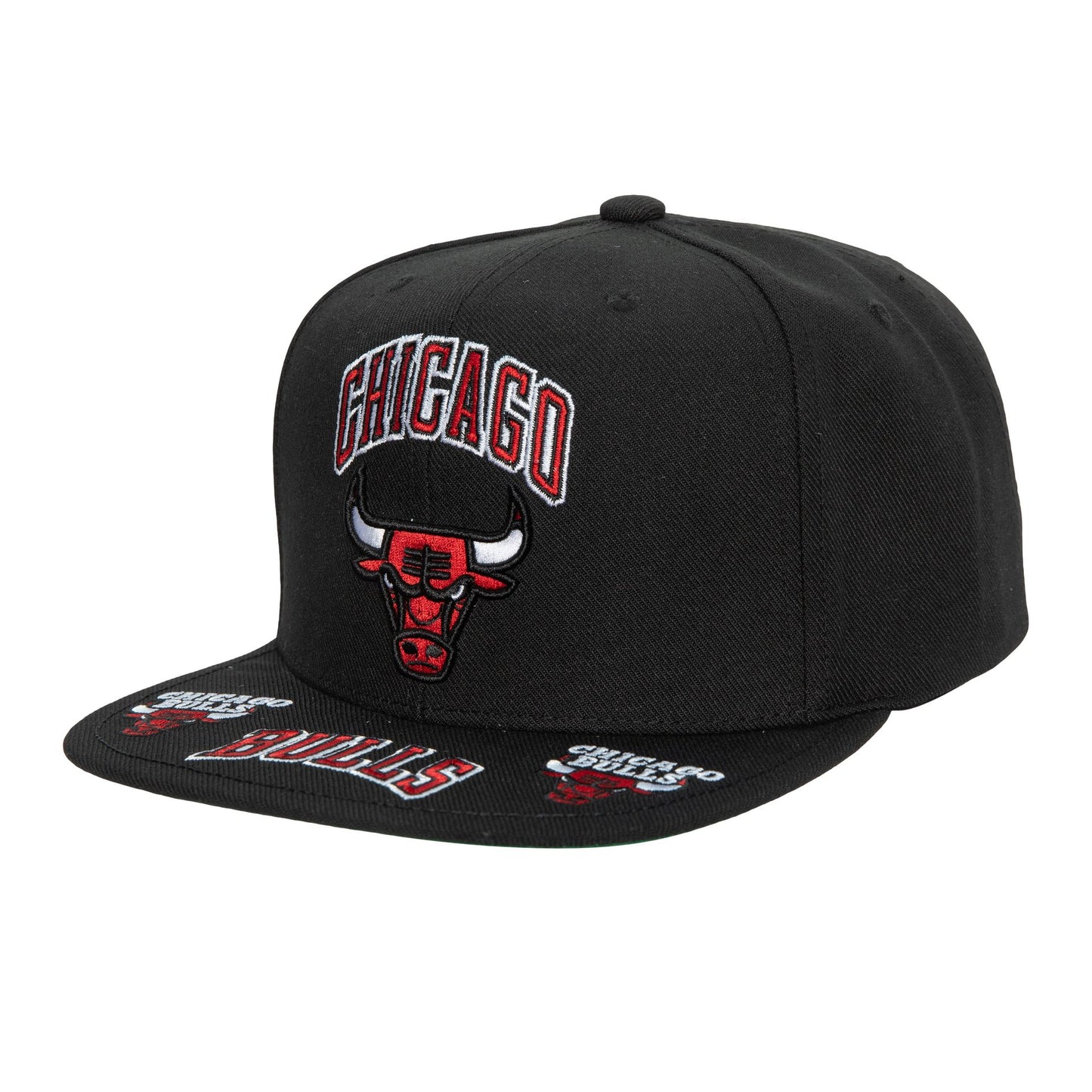 NBA FRONT LOADED SNAPBACK BULLS BLCK