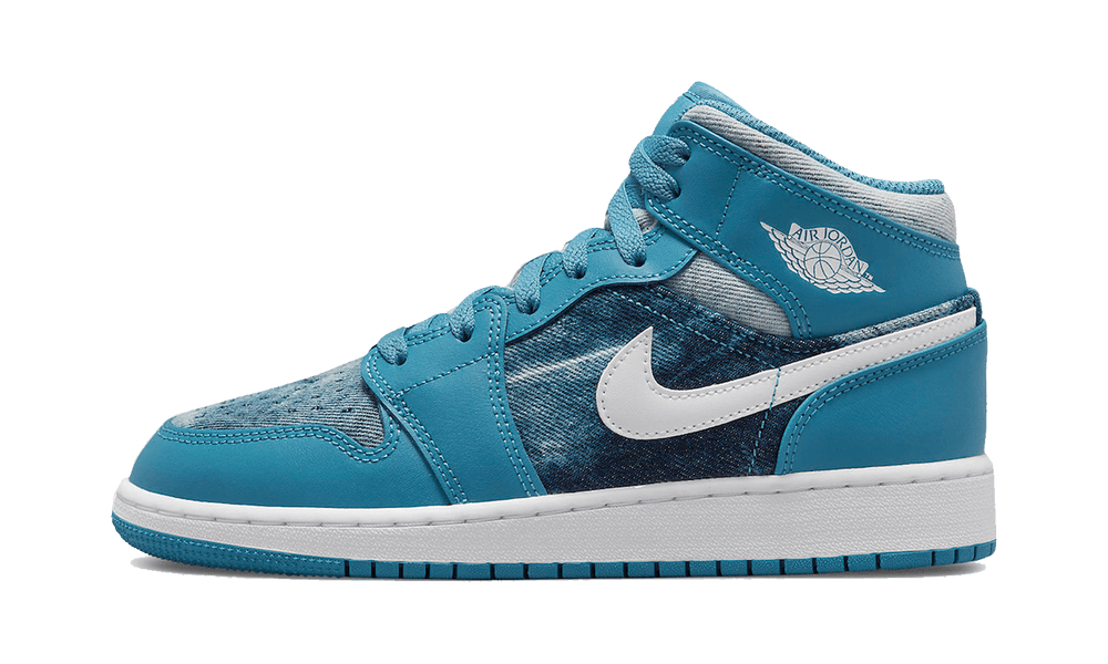 Air Jordan 1 Mid Washed Denim (GS)