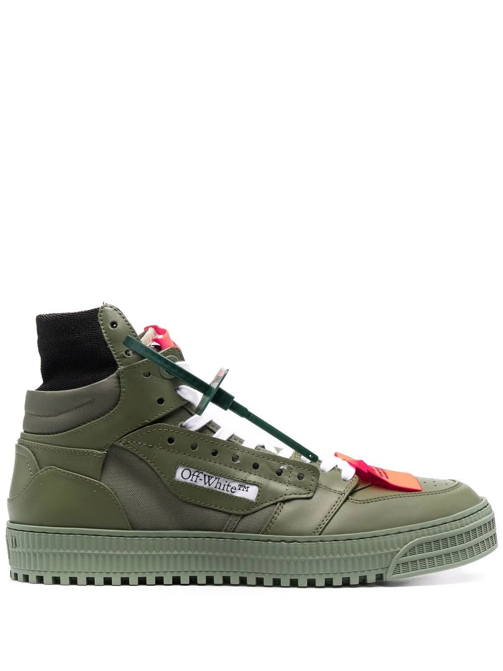 OFF-WHITE tenis altos Off-Court 3.0 Military Green
